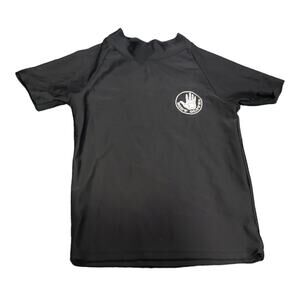 Body Glove Black Short Sleeved Swim Rash Guard UPF 50+ Sun Protection Swim Shirt